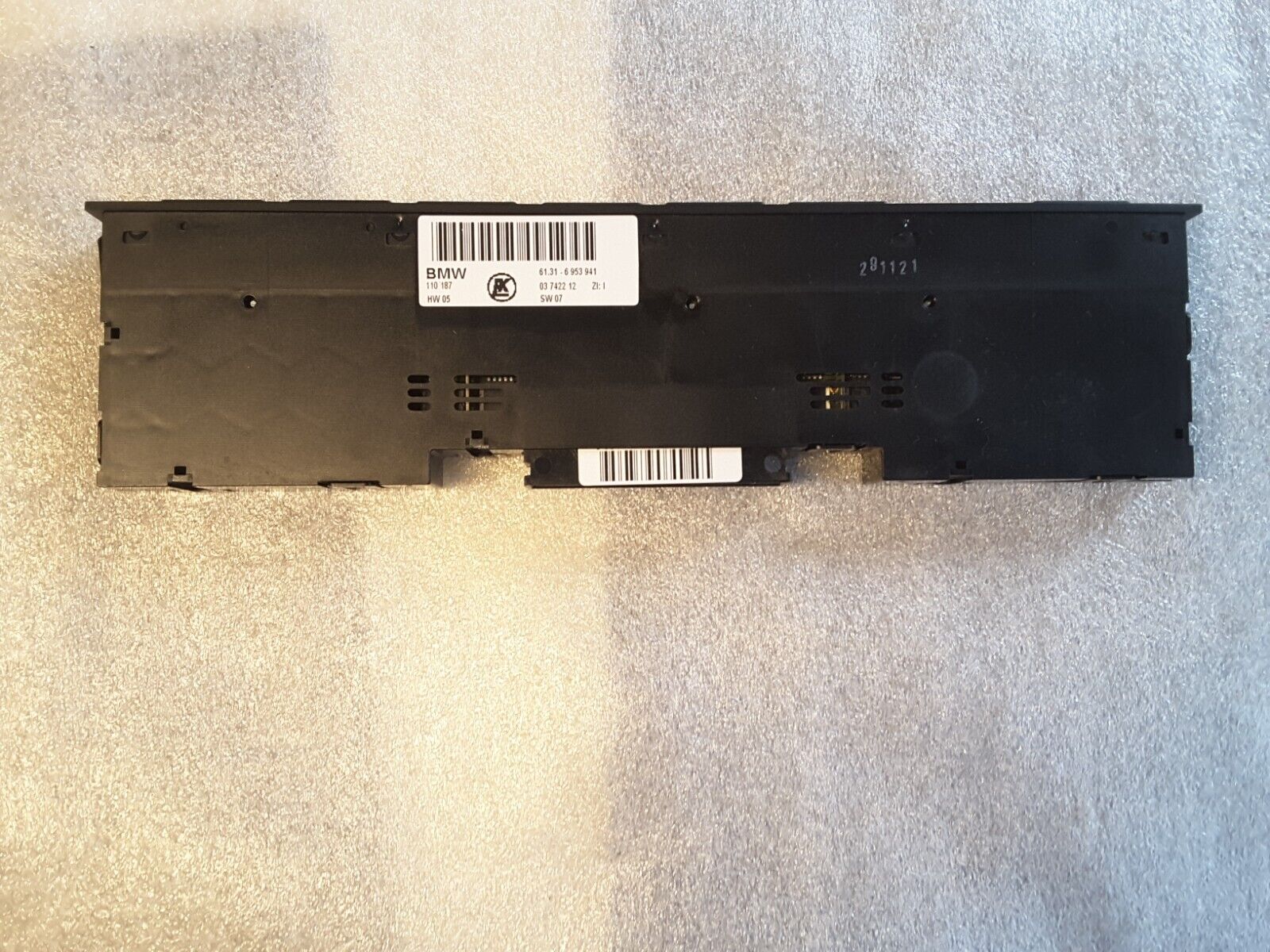 Schaltzentrum Mittelkonsole Sitzheizung, Schalterblock Original BMW 61316953941