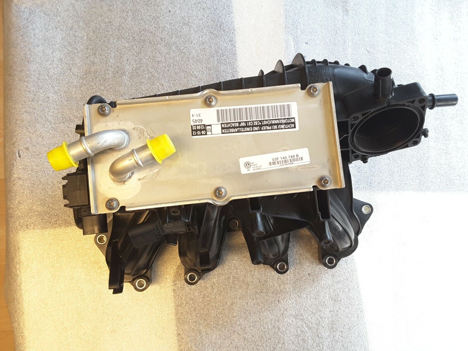 Ansaugbrücke Ladeluftkühler SKODA FABIA II 5J 1.2 TSI 03F129711H / 03F145749B