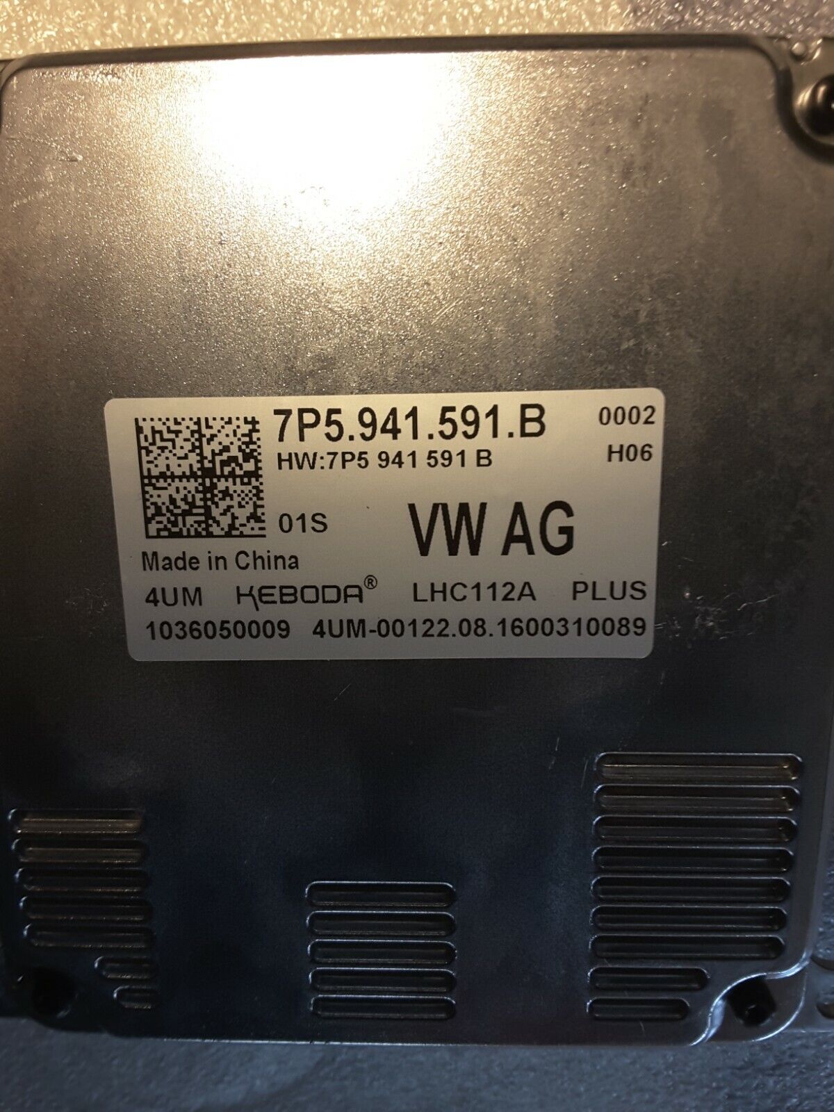 Vorschaltgerät Steuergerät Original VW Audi Skoda Seat LED 7P5941591B 1036050009