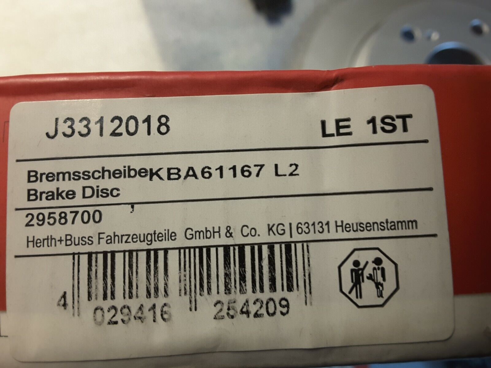 HERTH+BUSS JAKOPARTS Bremsscheiben Satz hinten für TOYOTA AURIS COROLLA E15 E18