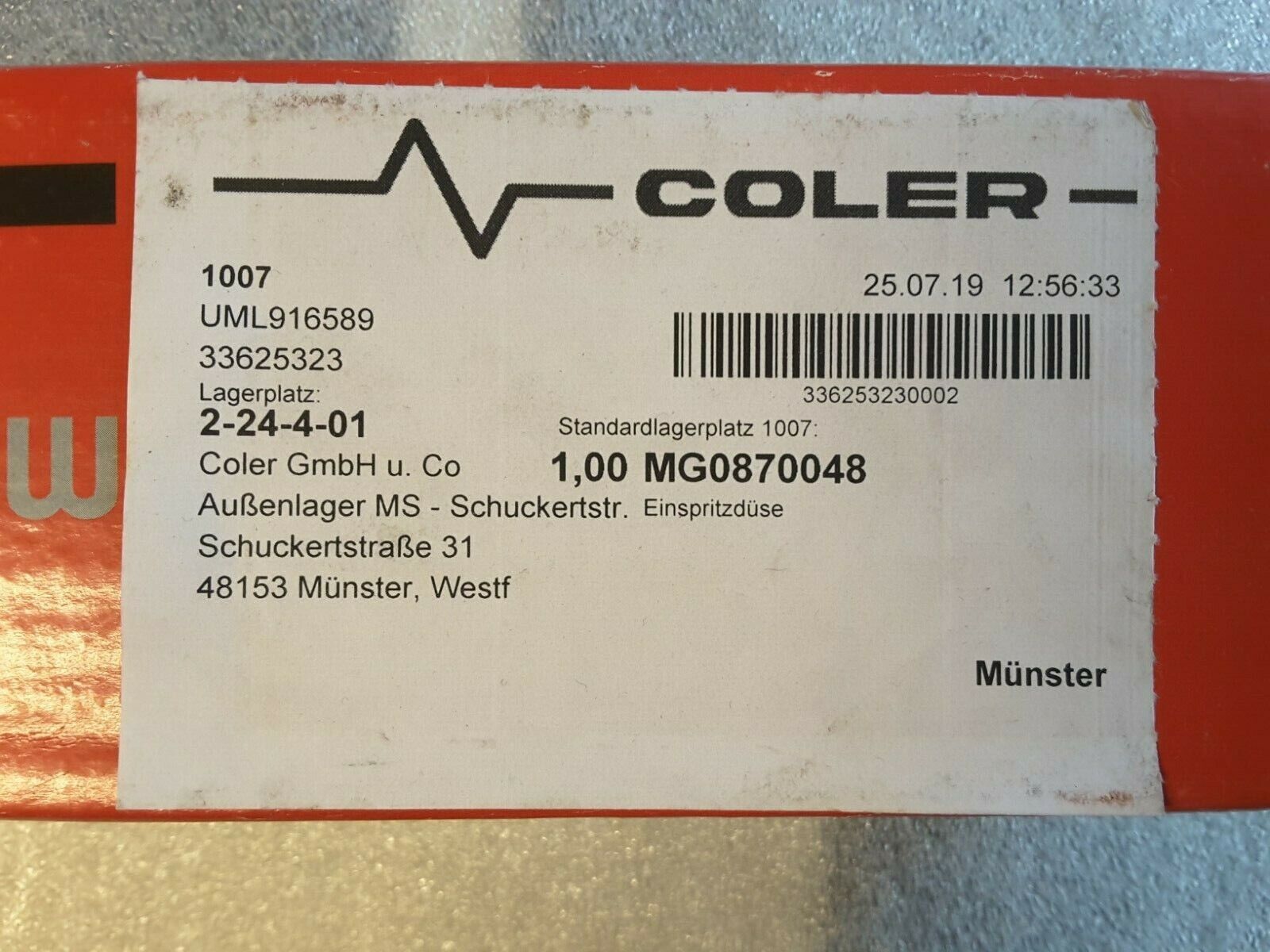 Einspritzdüse Original METZGER 0870048 ALFA ROMEO FIAT FORD LANCIA OPEL NEU.