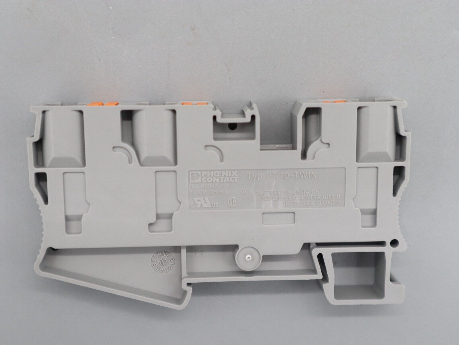 50 Stk. PHOENIX Contact Schutzleiterklemme PT 10-TWIN (3208746)Terminal Bl Neu