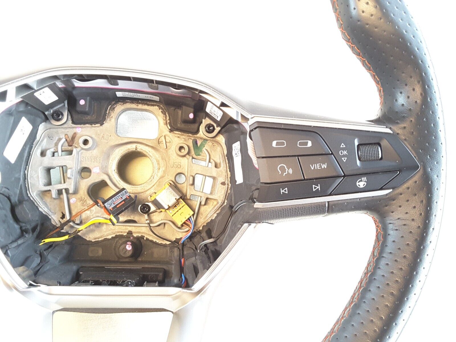 Volante multifunción calefactable con levas Original Seat FR 5FA419091EP.