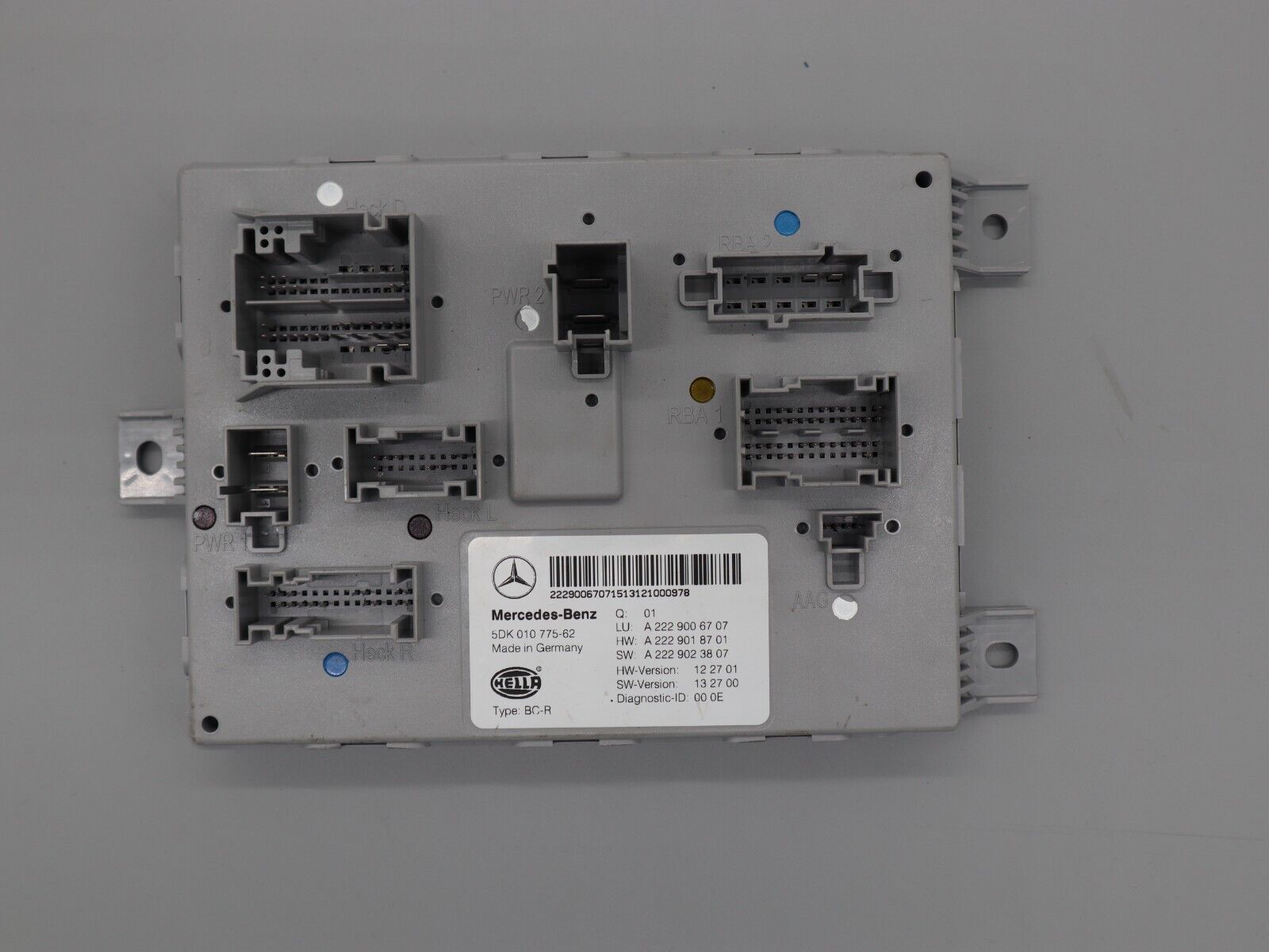 Steuergerät Komfort Karosseriemodul ORIGINAL Mercedes S W222 A2229006707 NEU.