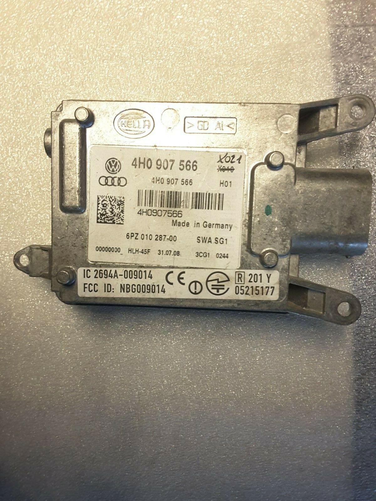 Spurwechselassistent Steuergerät Original Audi A8 4H 4H0907566 Rechts NEU.