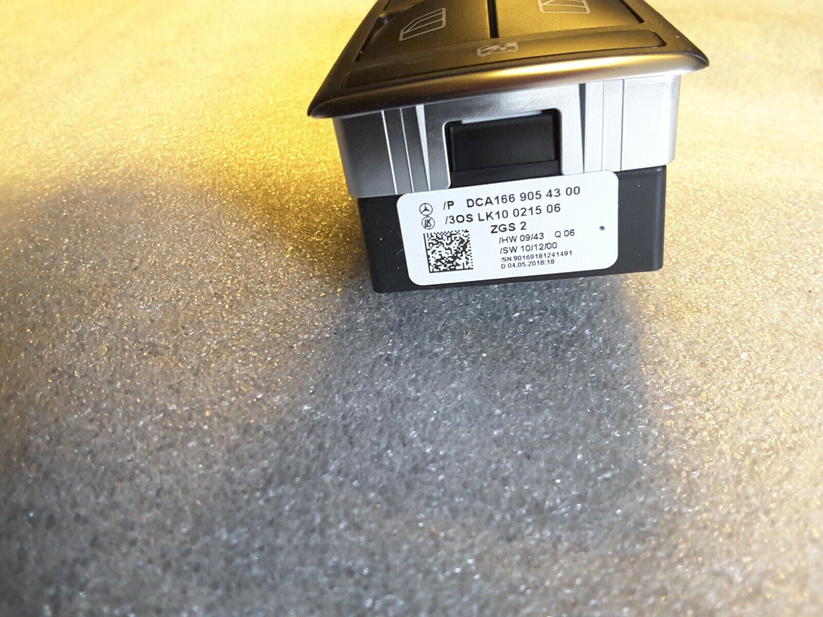 Fensterheber Schalter Original Mercedes A-Klasse DC A1669054300 Neu.