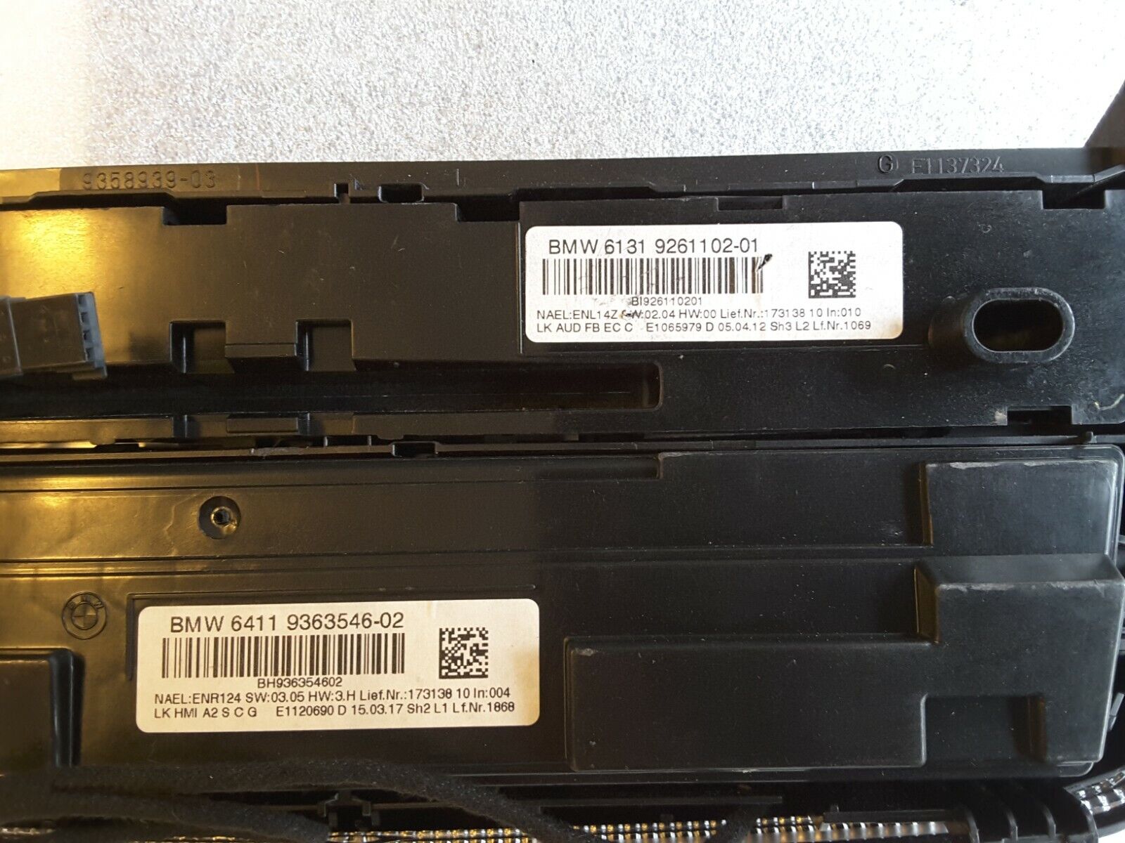 Klimabedienteil und Audio FBM Original BMW 1er 3er 4er Radio 61319261102-01 Neu.