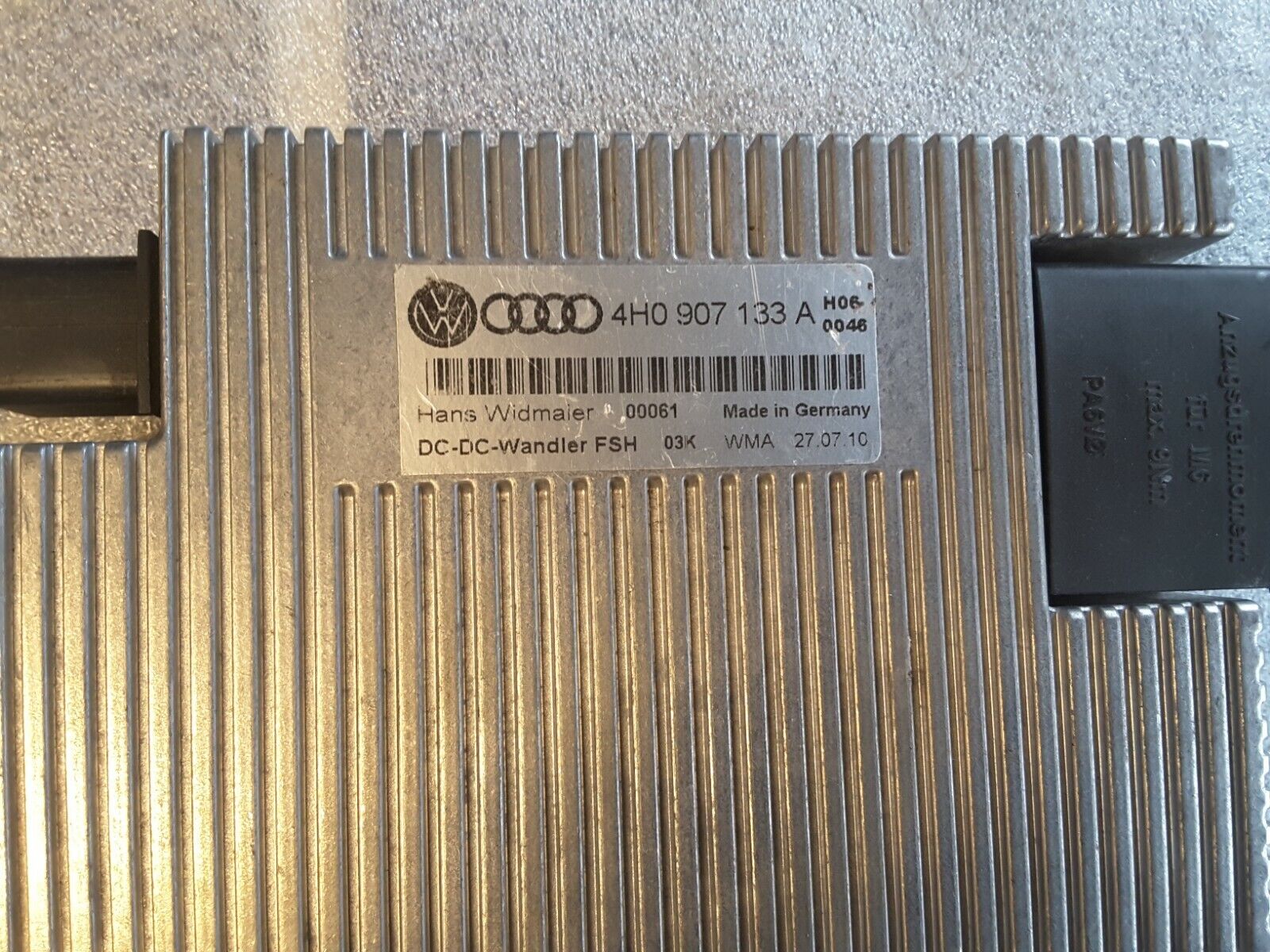 Steuergerät beheizbare Frontscheibe Original Audi A8 S8 4H D4 4H0907133A NEU.