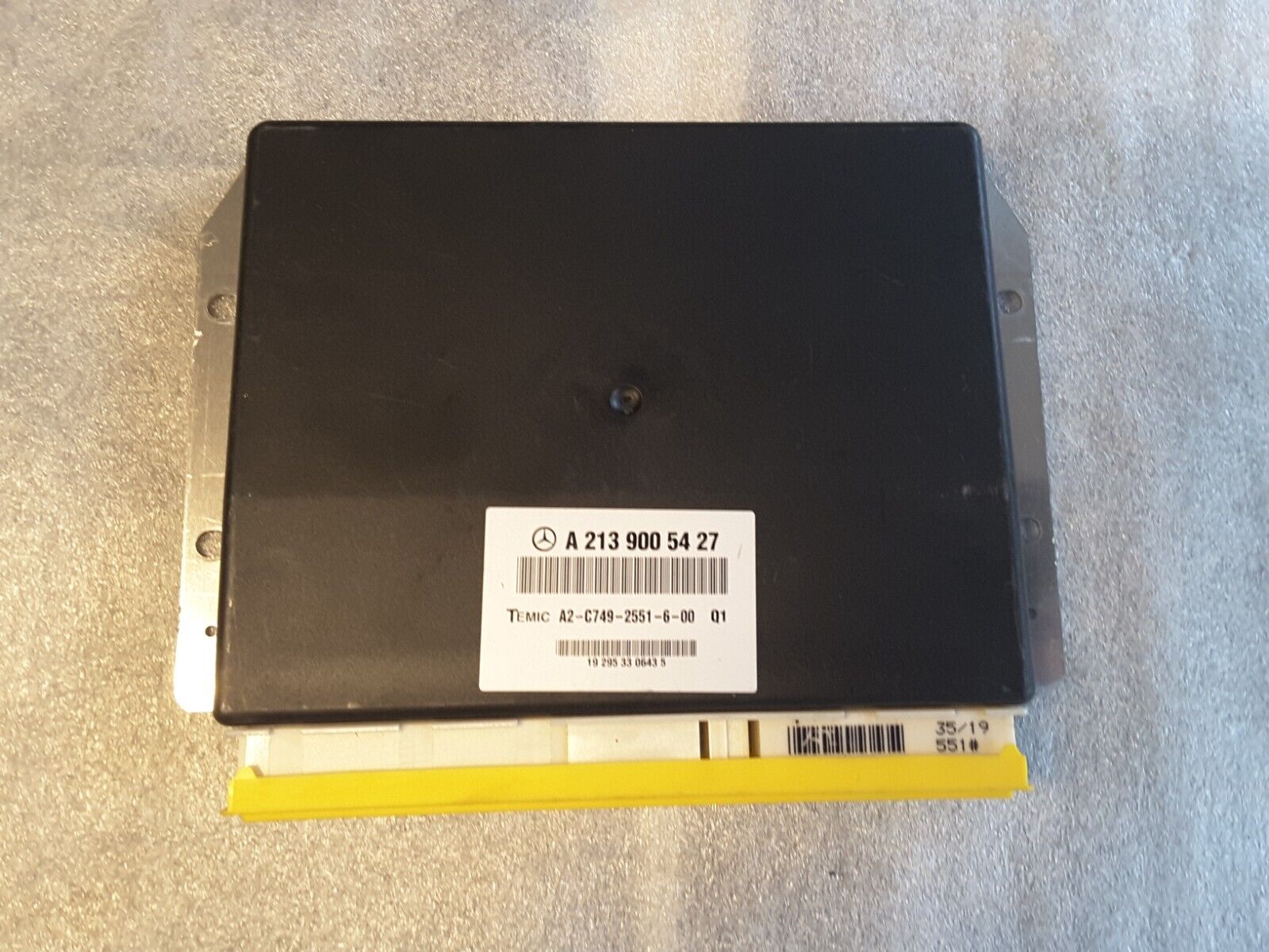 Control Unit Steuergerät Temic MERCEDES E-KLASSE A2139005427 A2-C749-2551-600