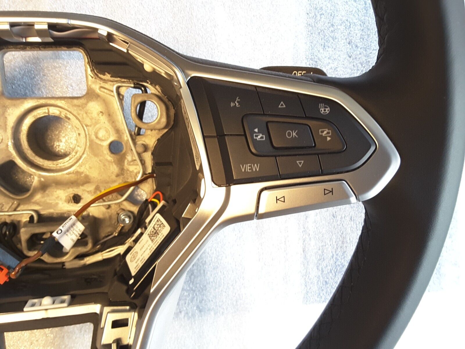 Volante multifunción VW Golf R32 GTI Rabbit cuero calefactable 5H0419089GA.