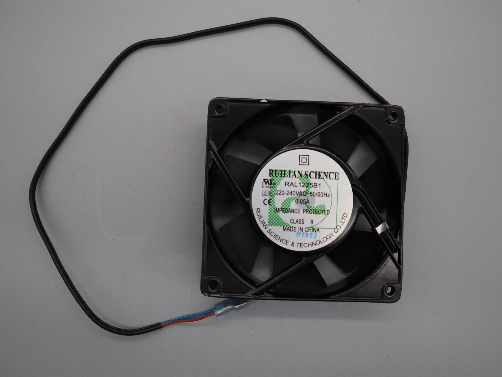 Ruilian Science Fans AC-Lüfter RAL 1225B1 axial 220-240 VAC 0.05A NEU