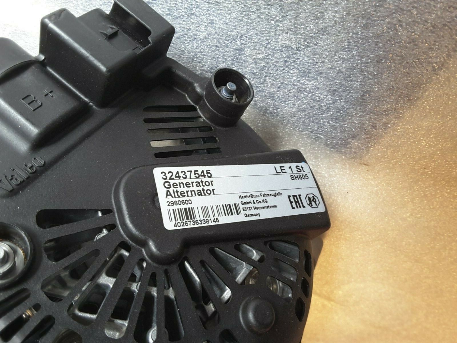 Alternador Original HERTH+BUSS ELPARTS 14V 150A para MERCEDES Clase A W169, B.