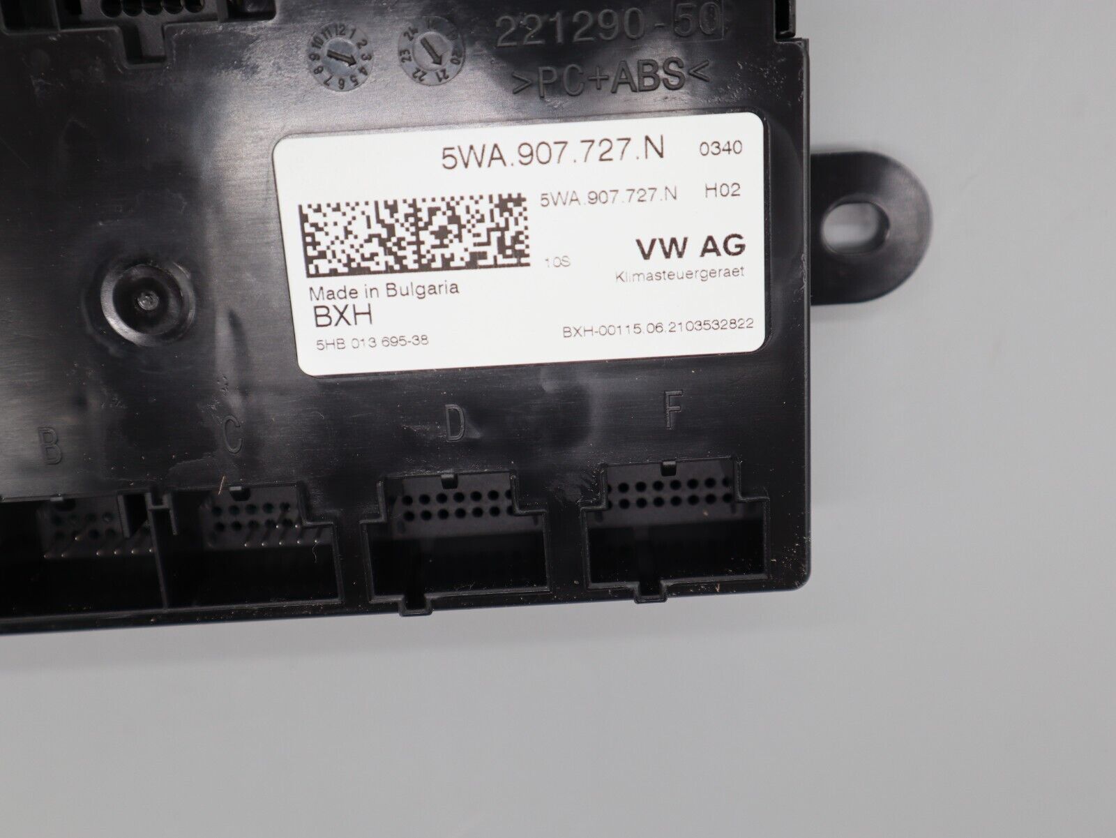 Klimasteuergerät Steuergerät original VW Golf 8 VIII, Caddy, Skoda 5WA907727N