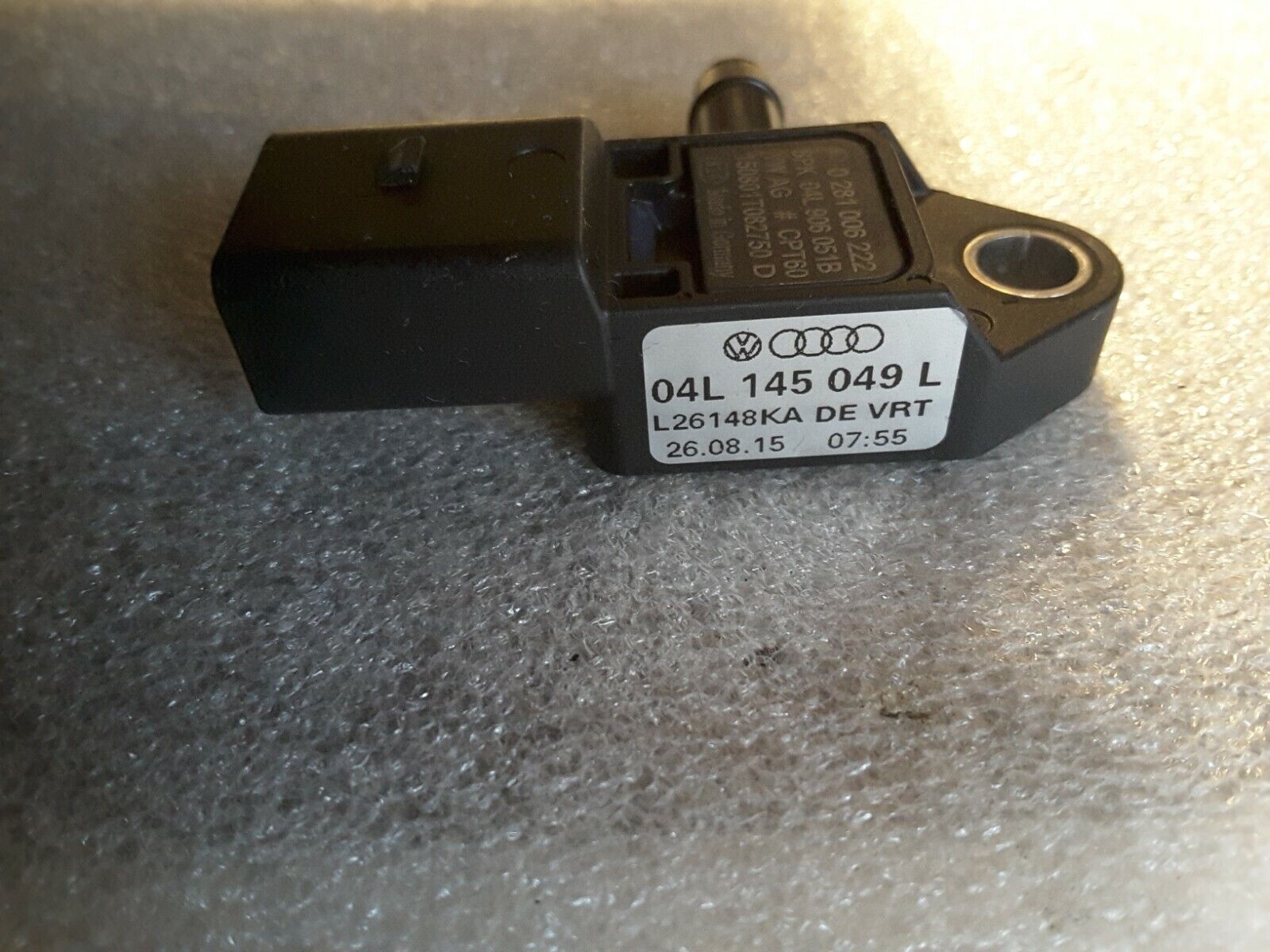 Ladedrucksensor Abgasdruck Original VW Audi Seat Skoda 2.0 TDI 04L906051B NEU.