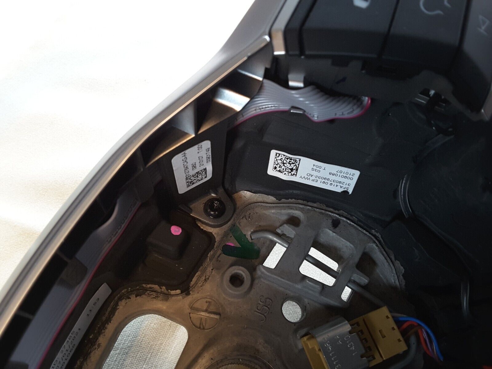 Volante multifunción calefactable con levas Original Seat FR 5FA419091EP.