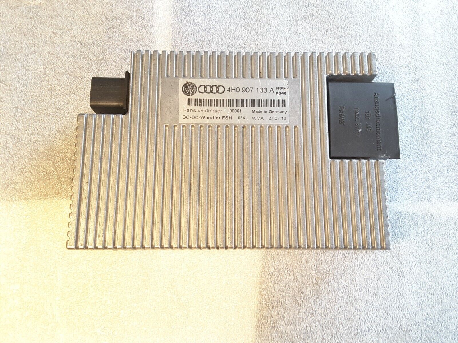 Steuergerät beheizbare Frontscheibe Original Audi A8 S8 4H D4 4H0907133A NEU.