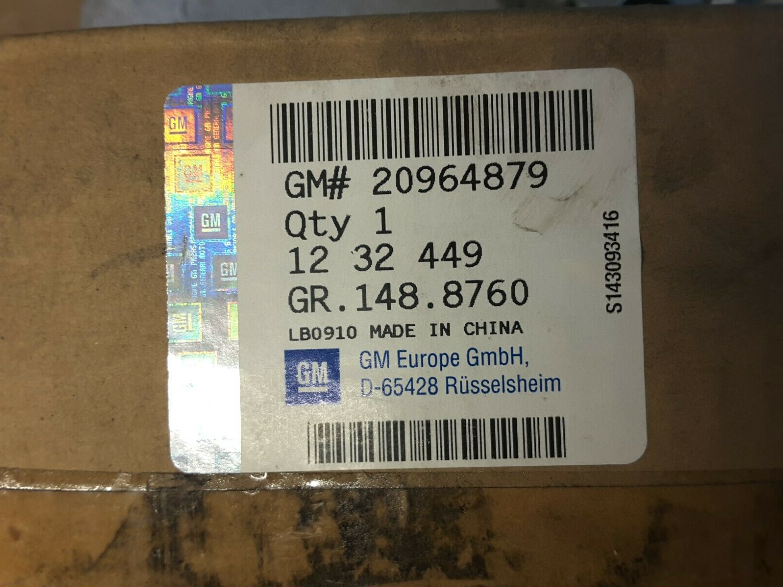 Unidad de control del módulo de columna de dirección completa con anillo de rozamiento 20964879, 13500980 Opel Nuevo