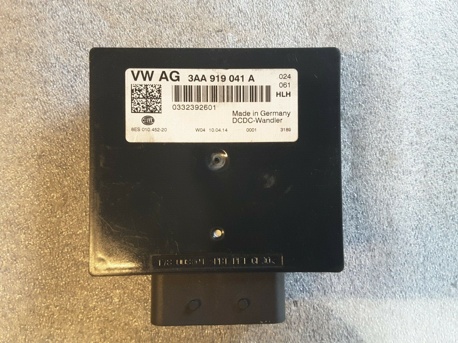 Spannungsstabilisator DCDC Wandler Original VW, Seat, Skoda, 3AA919041A NEU.