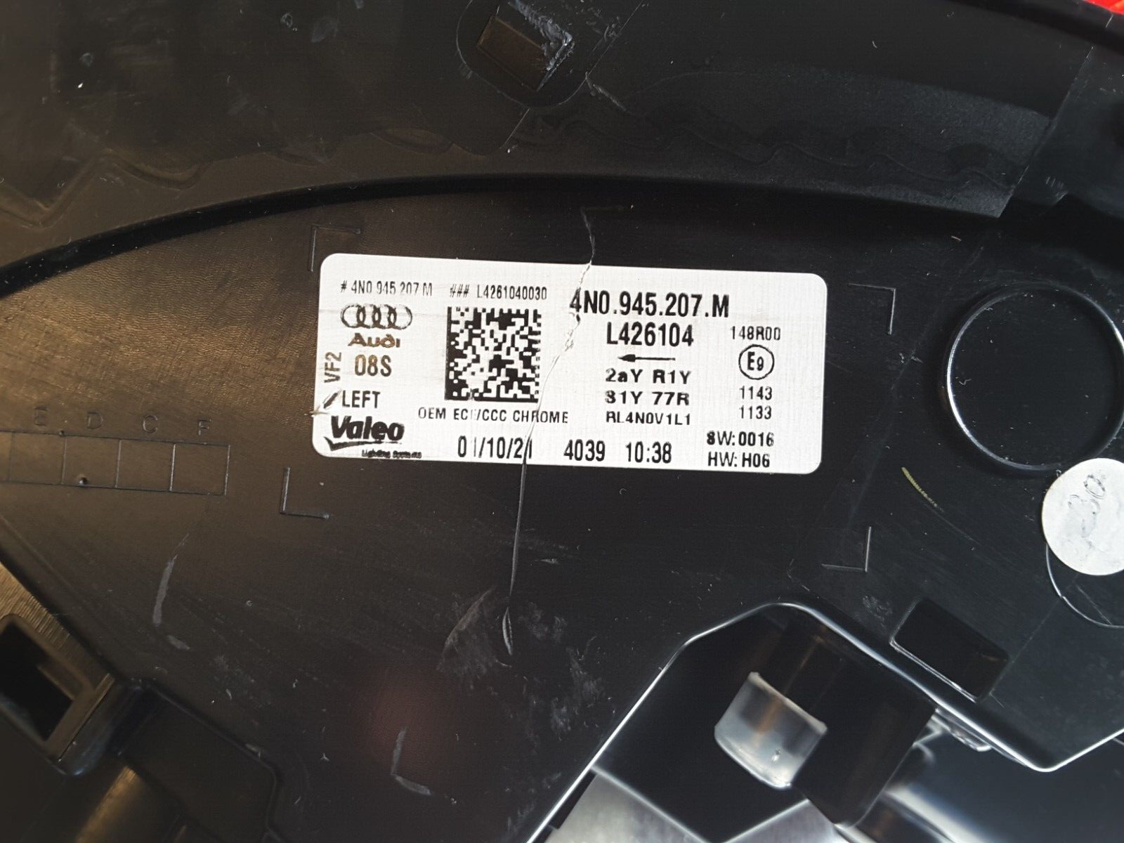 Luz trasera LED izquierda Audi A8 4N0945207M NUEVA