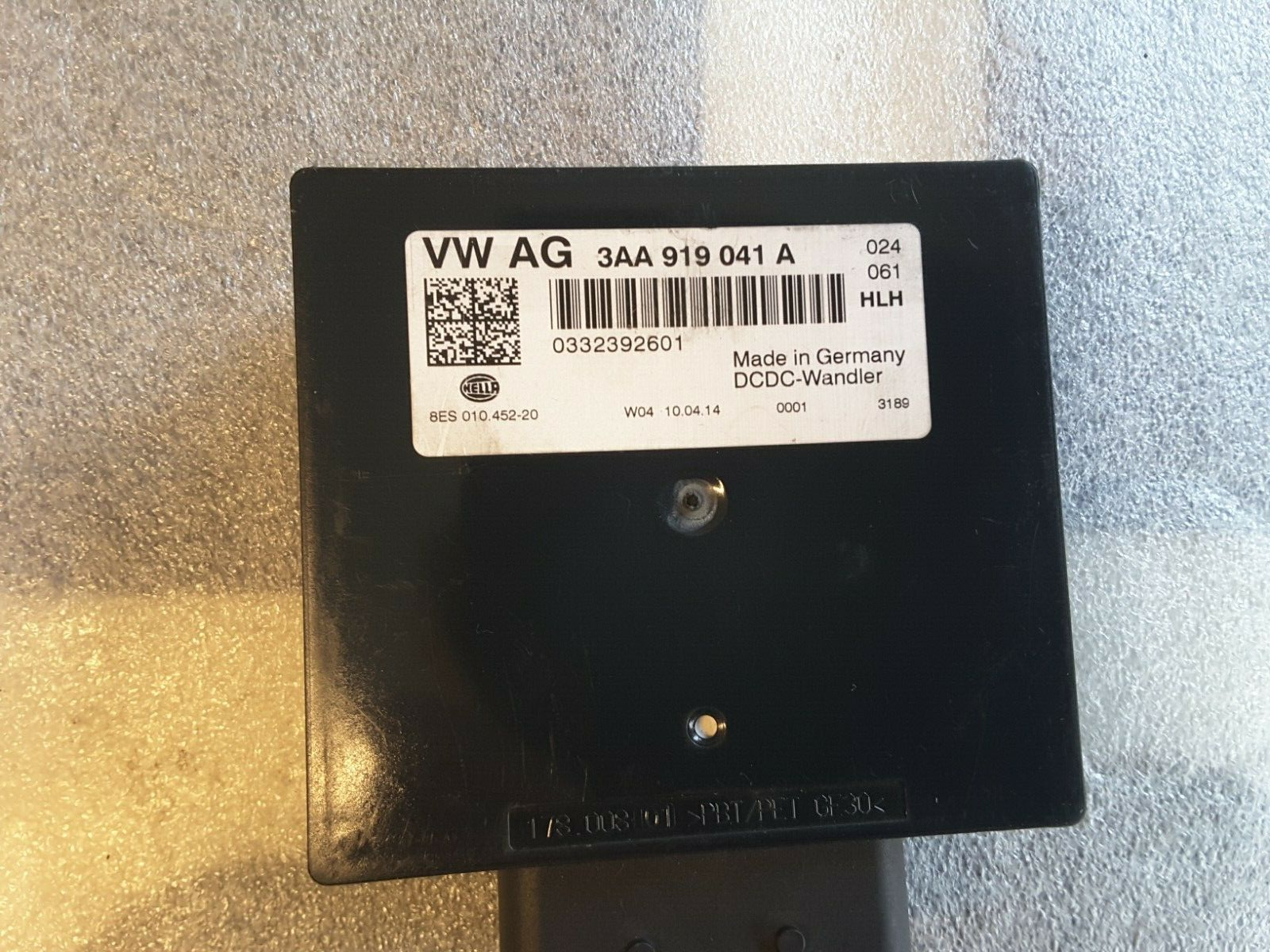 Spannungsstabilisator DCDC-Wandler Altea 5P Original VW 3AA919041A Neu.