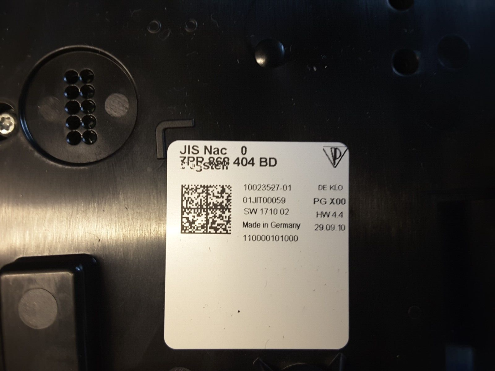 Bedieneinheit Decke lauschte Lichtkuppel Porsche Panamera 970, 7PP868404BD