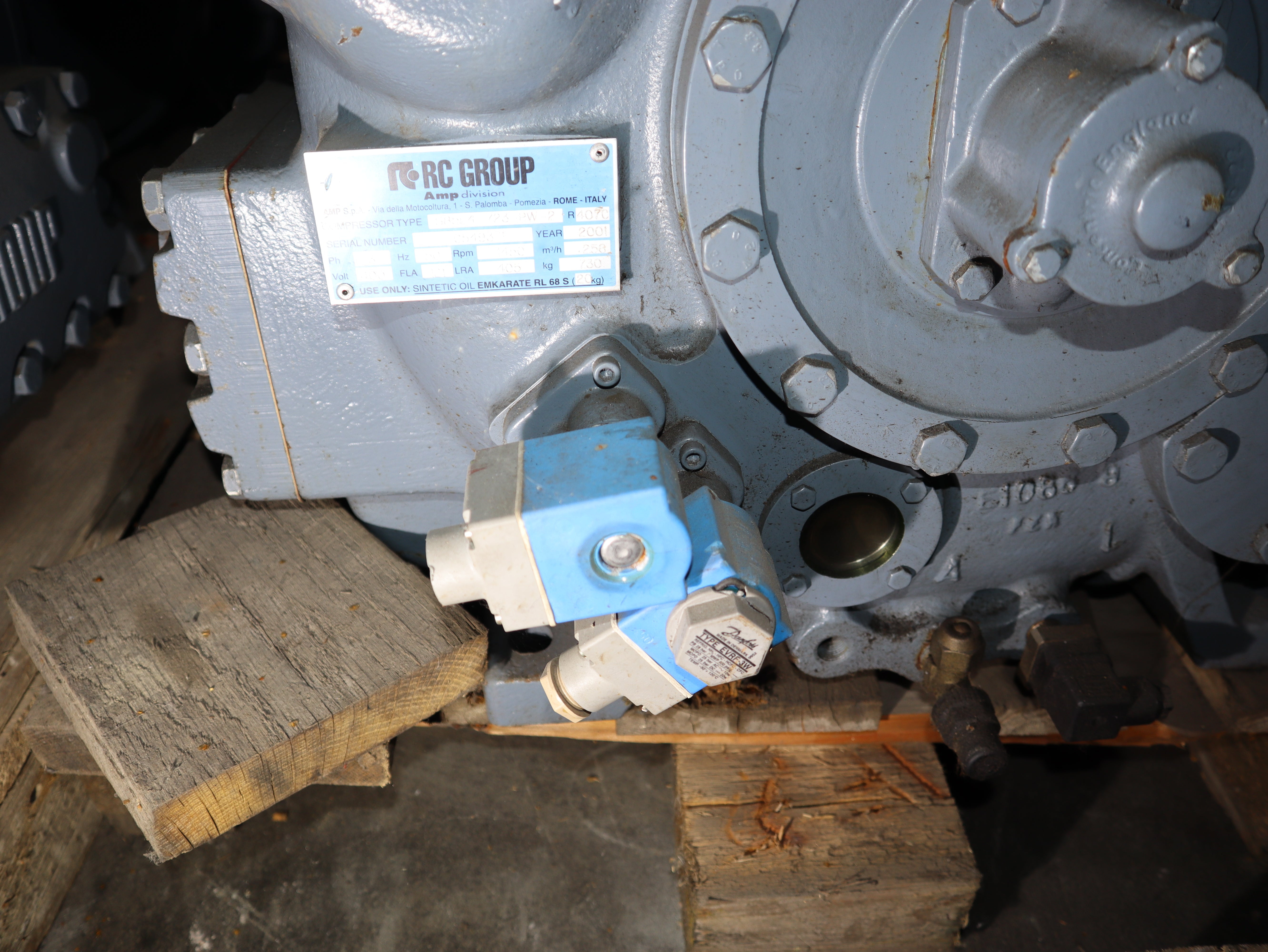 AMP S85E4-723-PW-2 Ser.Nr.: C5493/1 Kühlkompressor Baujahr 2001