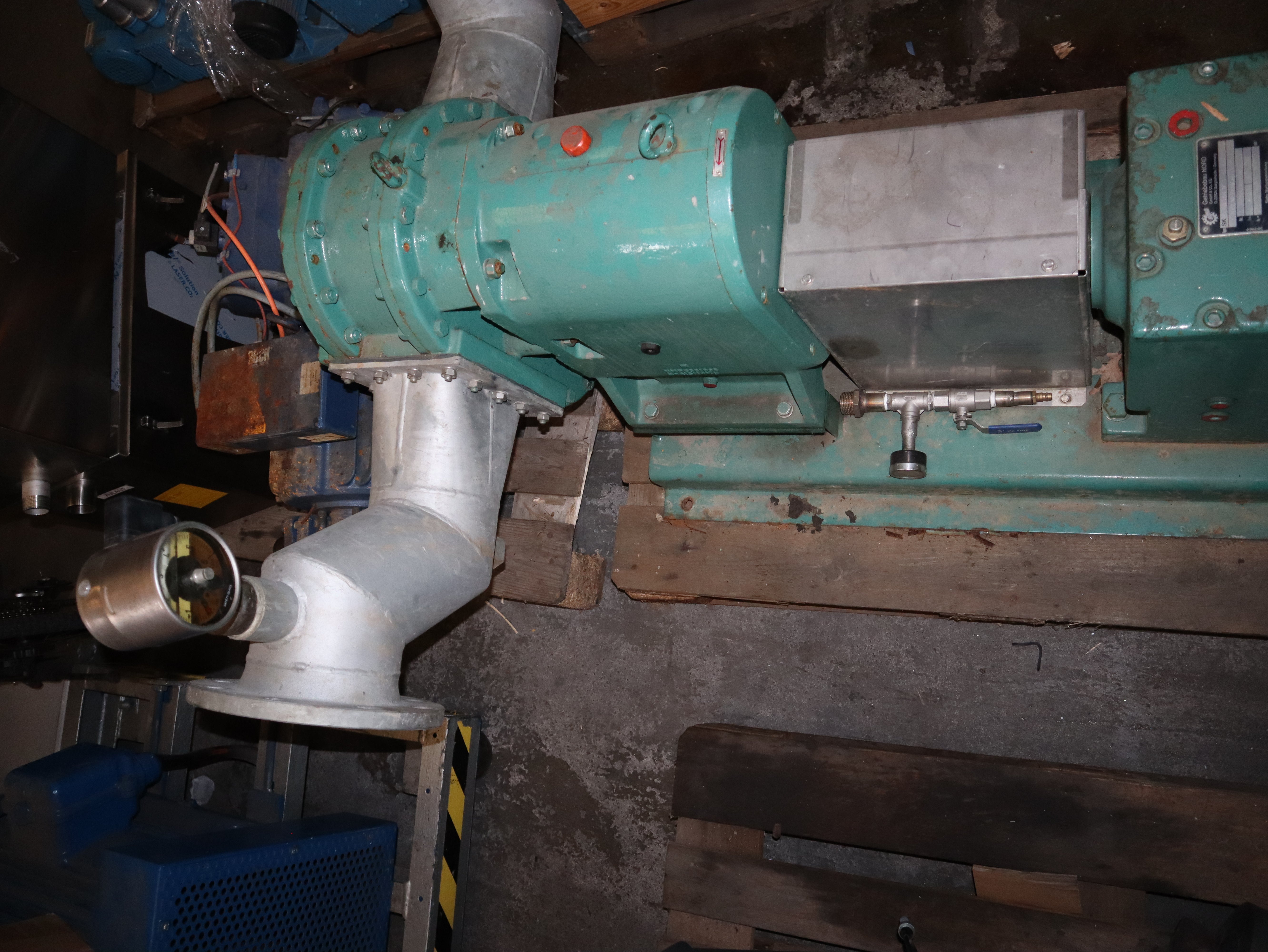 Wasserpumpe Nettzsch Mohnpumpen mit Nord Getriebebau SK 62-180 LX/4 IF