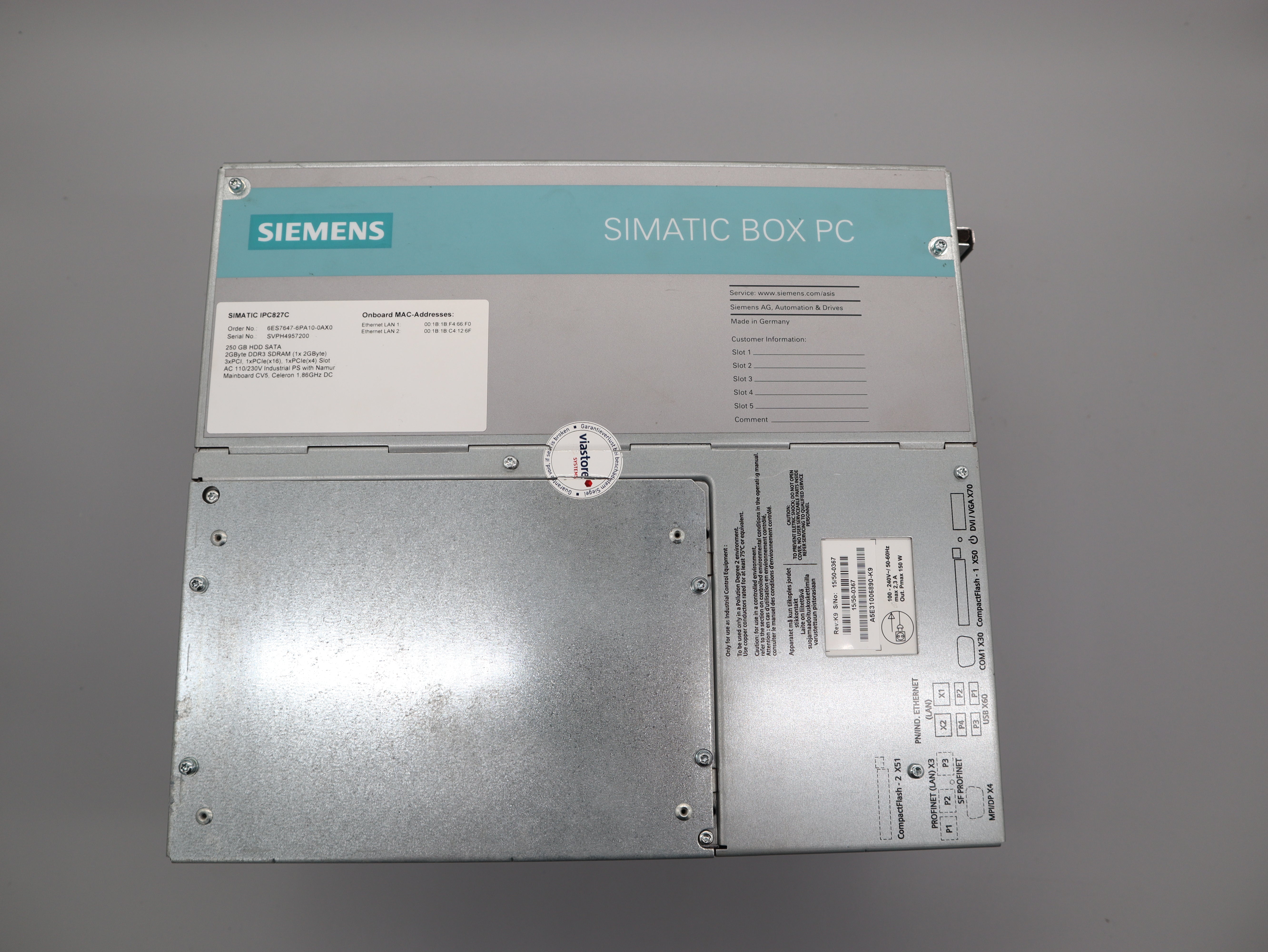 SIEMENS 6ES7647-6PA10-0AX0 6ES76476PA100AX0 ERWEITERUNGSMODUL