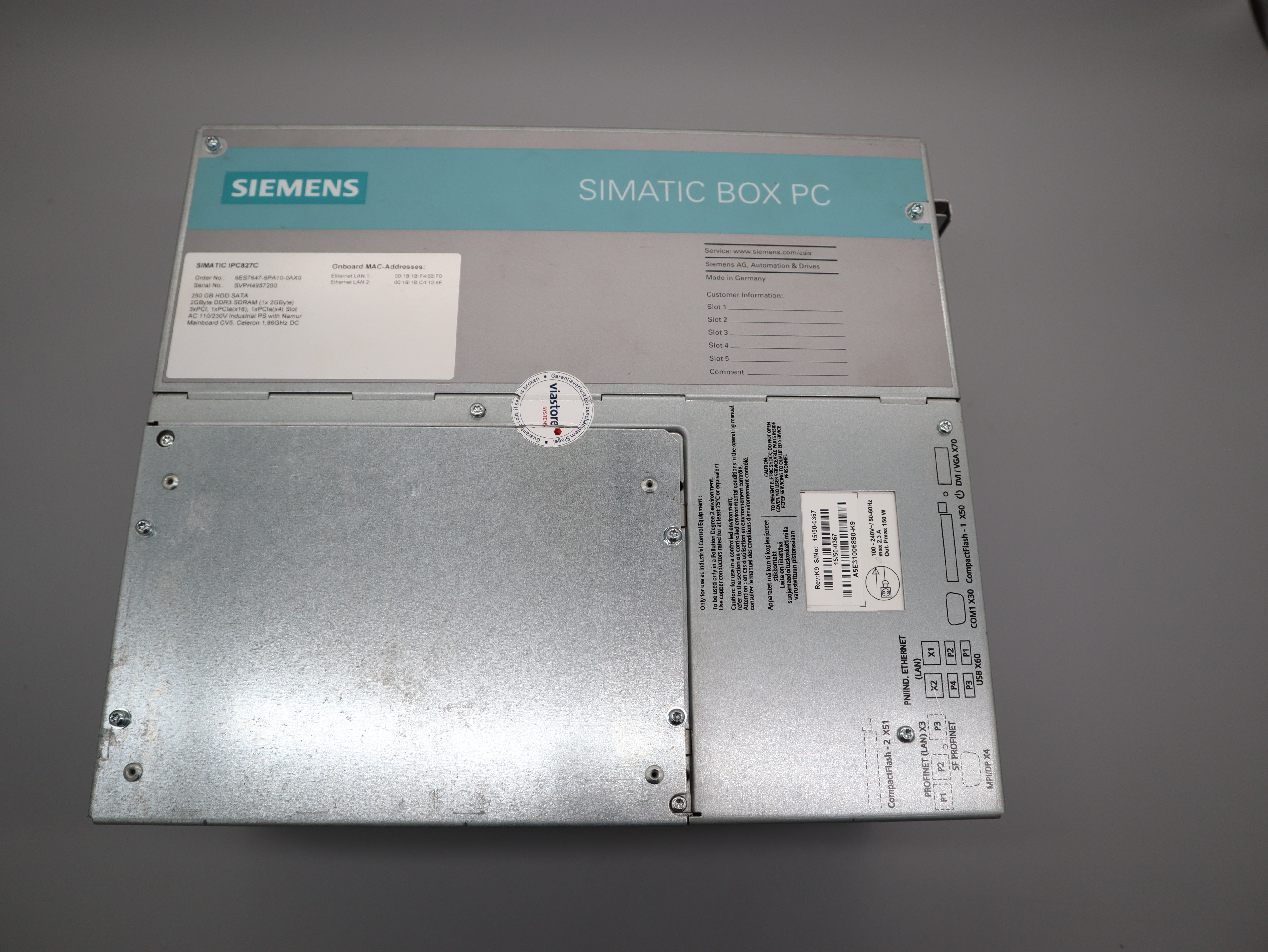 SIEMENS 6ES7647-6PA10-0AX0 6ES76476PA100AX0 ERWEITERUNGSMODUL