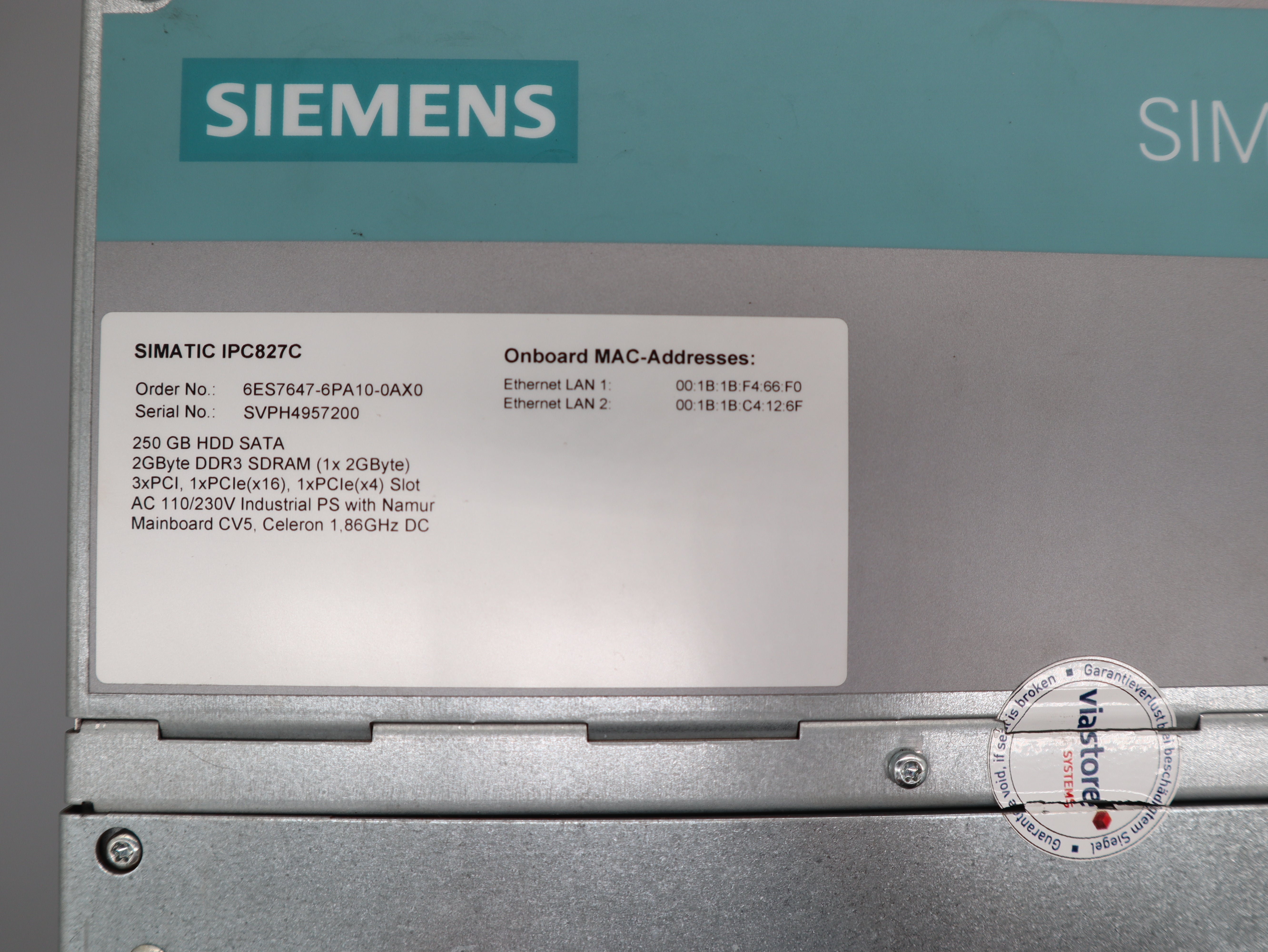 SIEMENS 6ES7647-6PA10-0AX0 6ES76476PA100AX0 ERWEITERUNGSMODUL