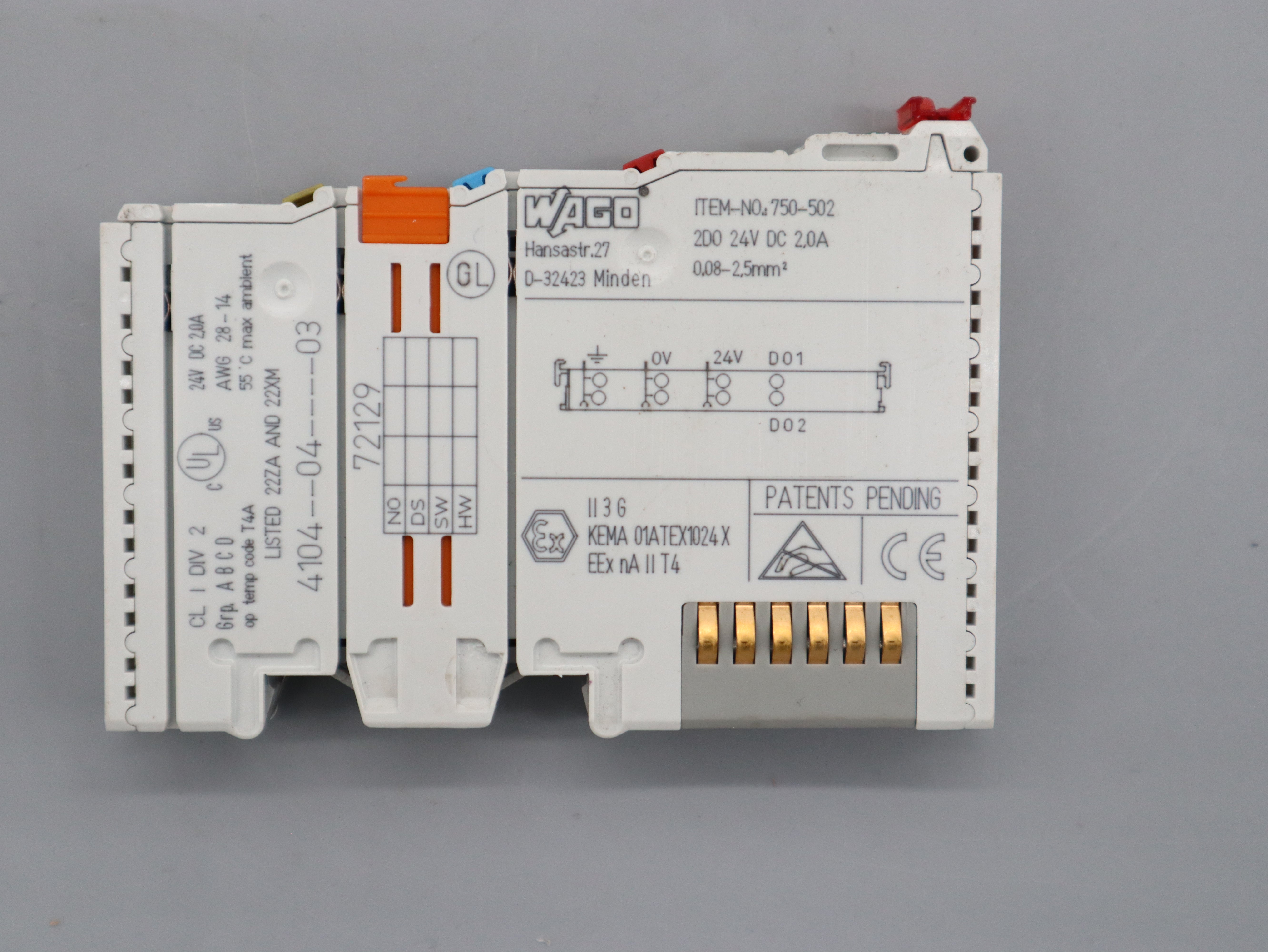 Wago Digitalausgangsmodul 750-502 digital output 2-Kanal-Digitalausgang