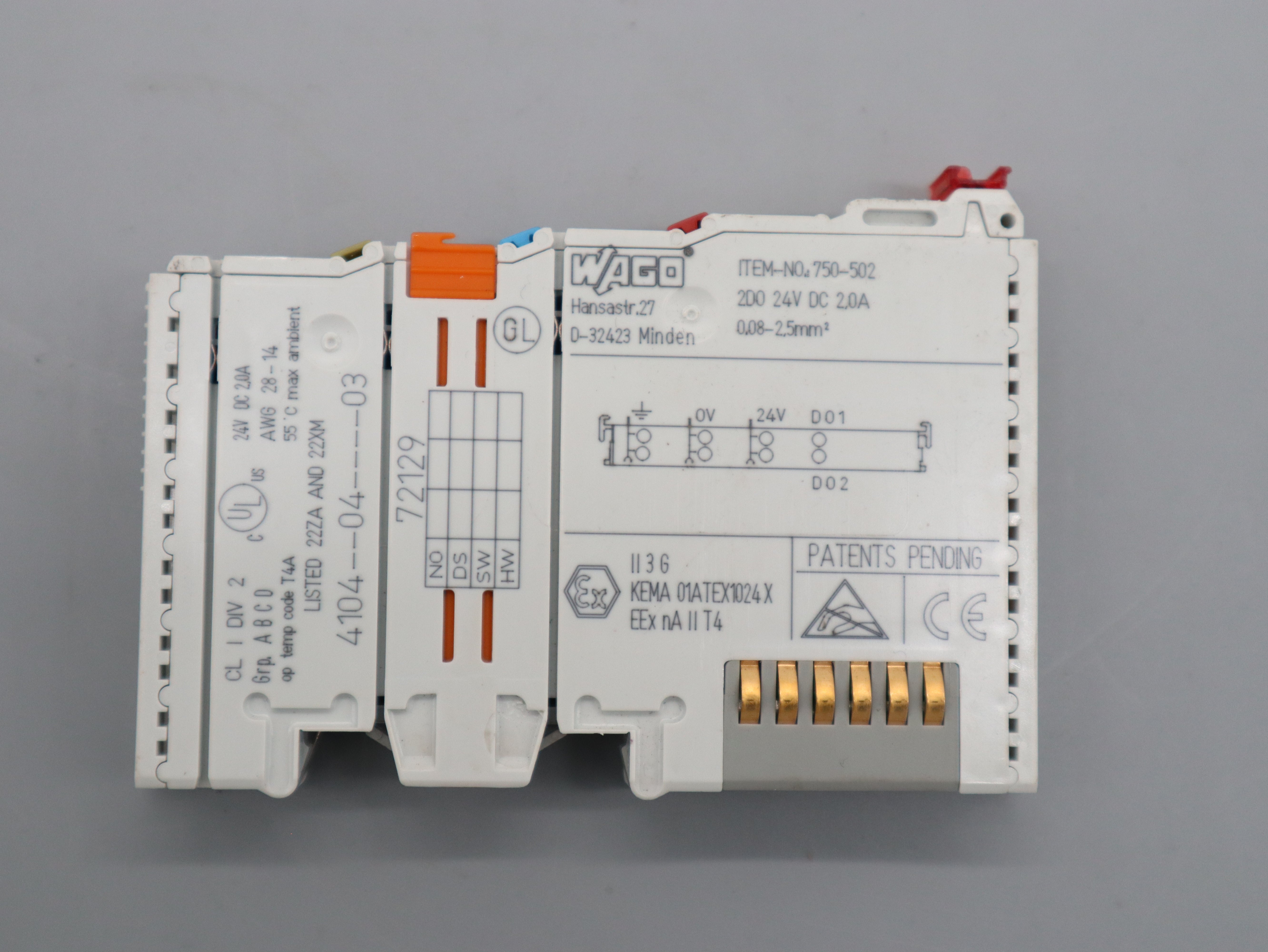 Wago Digitalausgangsmodul 750-502 digital output 2-Kanal-Digitalausgang
