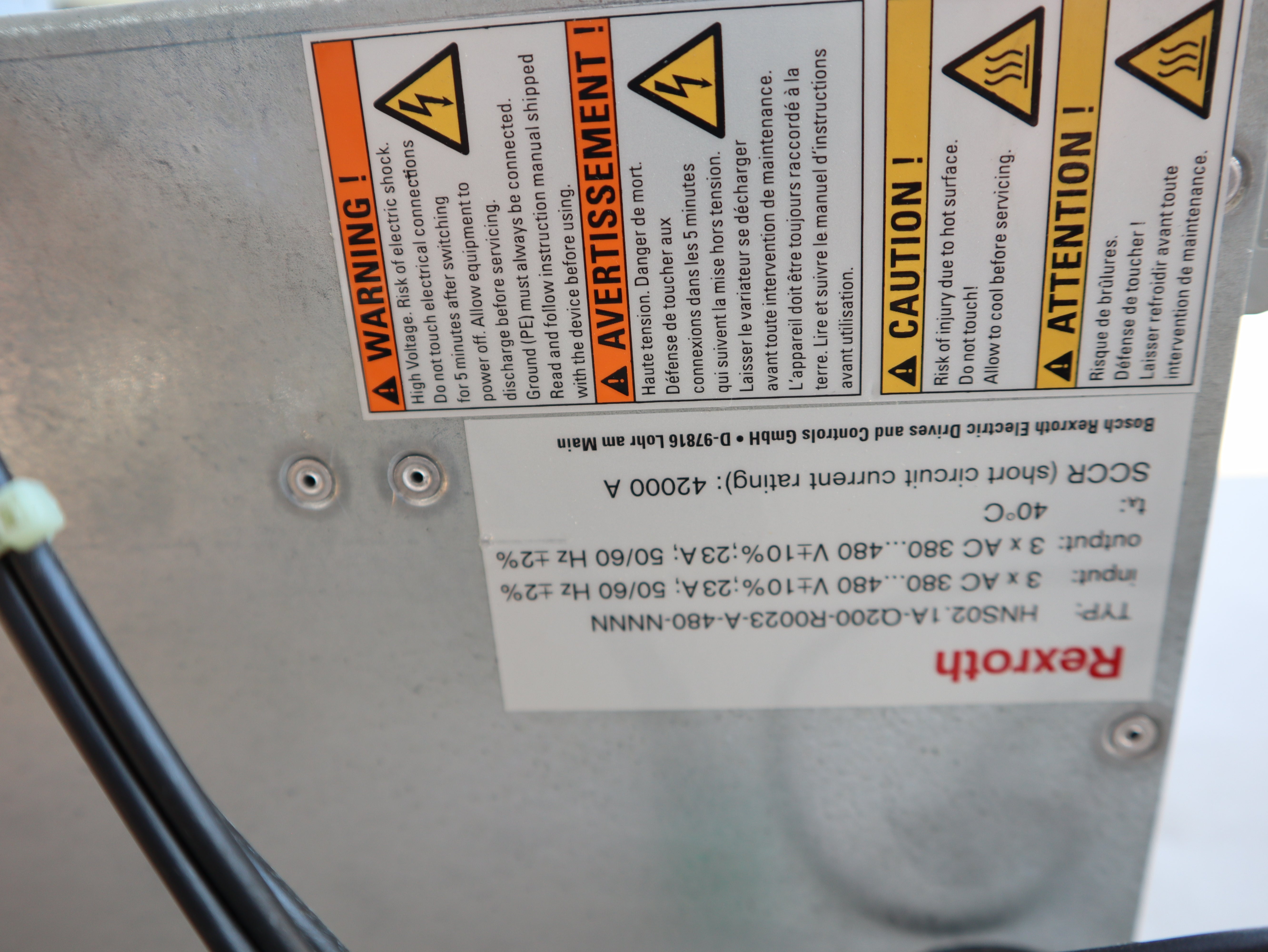 REXROTH Netzdrossel HNL02.1R-0980-N0023-A-480-NNNN MNR:R911321314 TOP!!!