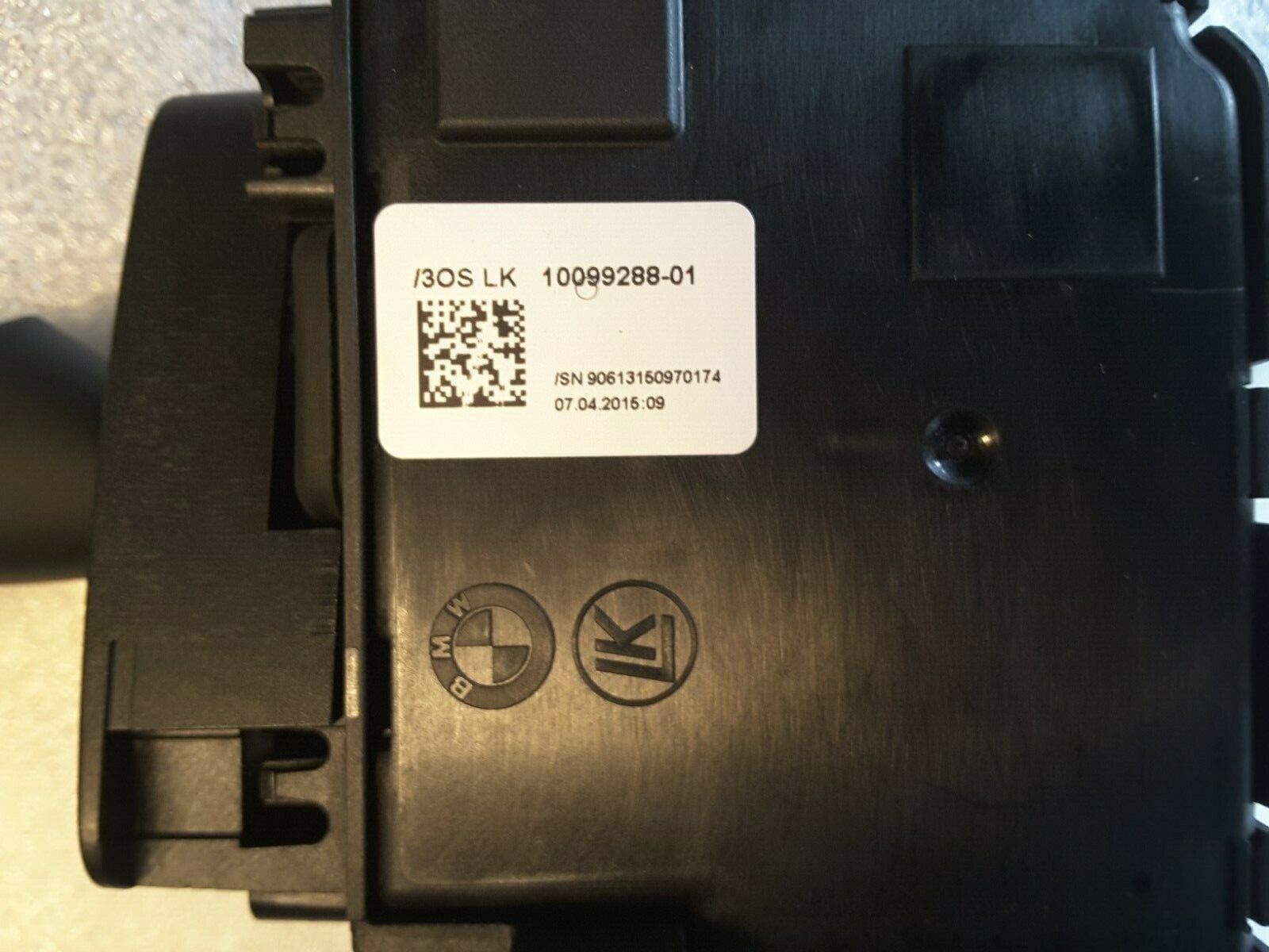 Palanca selectora de marchas interruptor selector de marchas palanca de cambios original BMW automático 9299943 NUEVO.