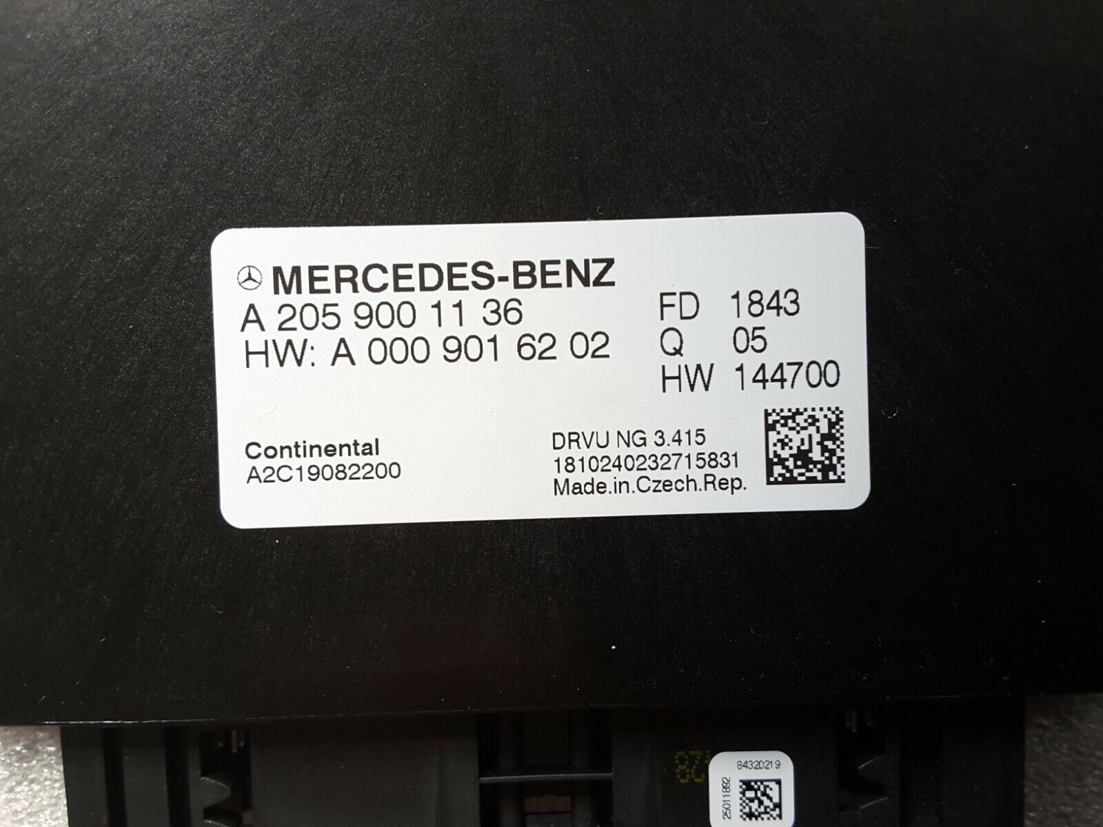 Módulo de control de transmisión A2059001136, original Mercedes W205 W213 W222, C/E/S NUEVO.