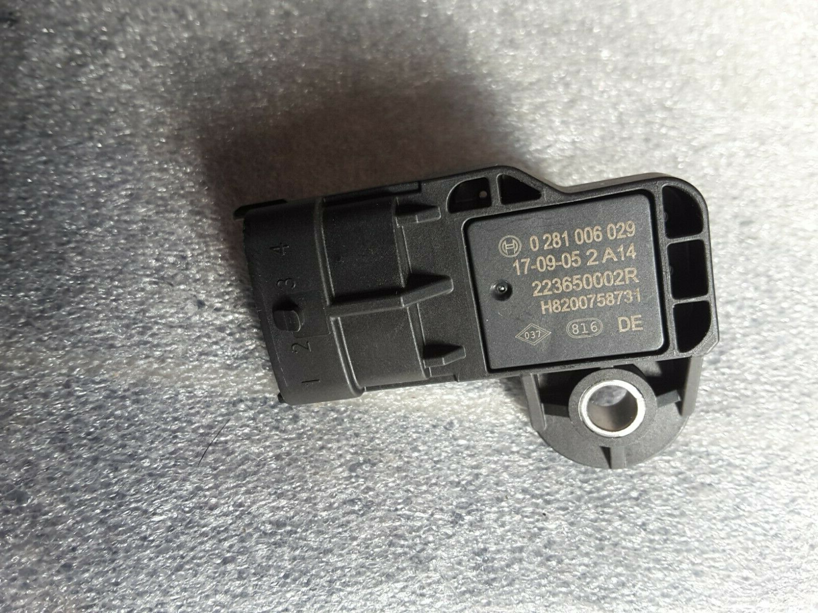 Air pressure sensor original Bosch Renault 0.9/1.2/1.4 TCE 223650002R, 0281006029