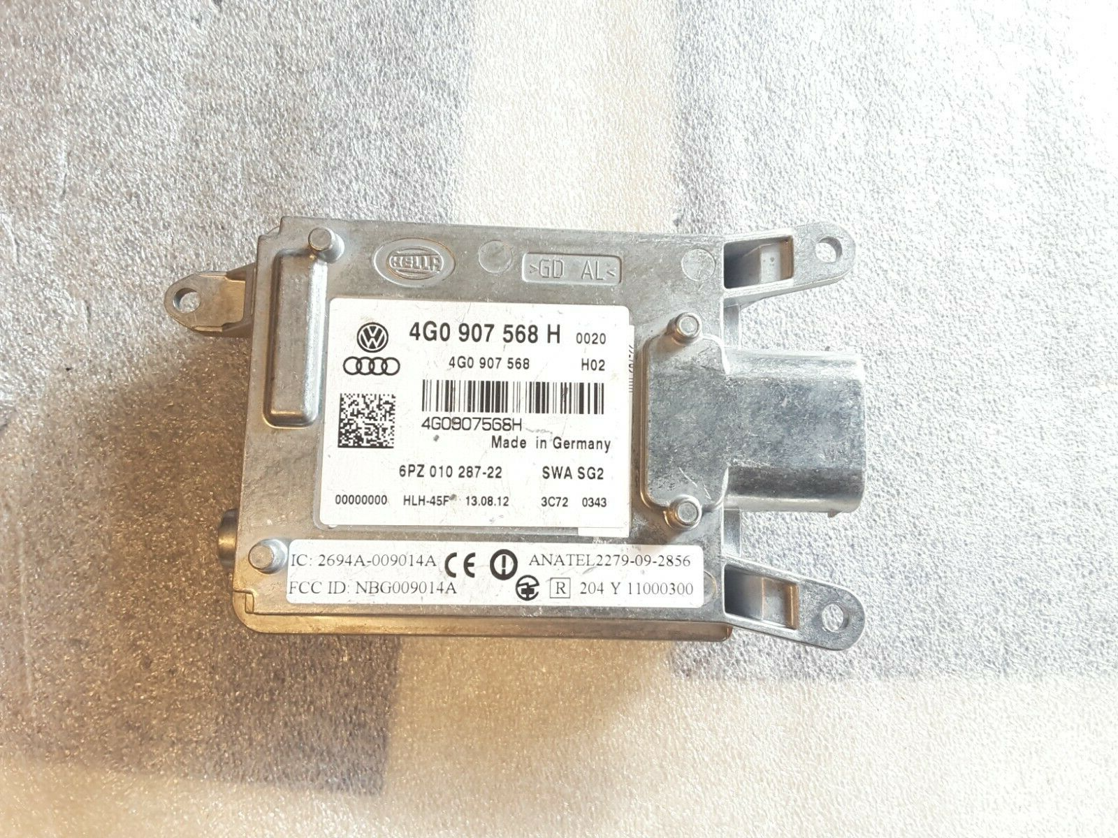 Lane change assistant original VW Audi A8 A7 A6 4G C7 control unit 4G0907568H