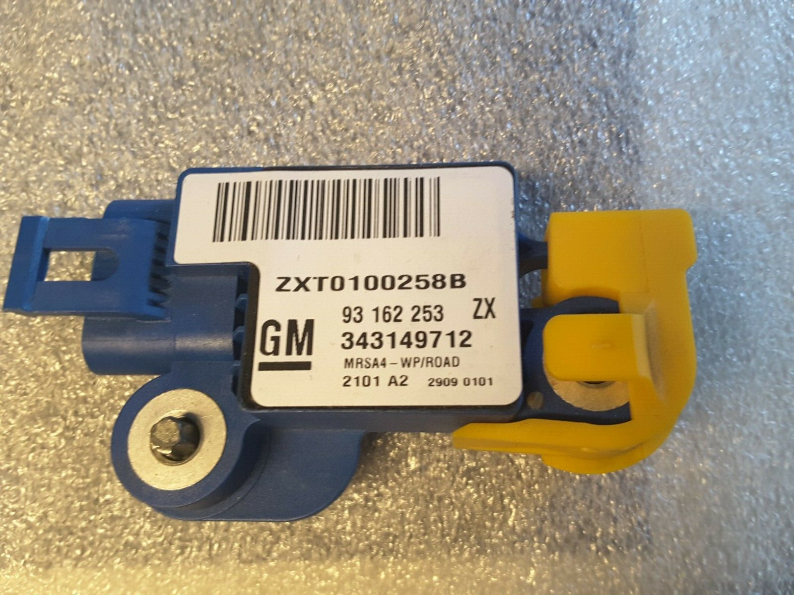 Sensor de airbag delantero izquierdo Original GM, 93162253 Tigra TwinTop NUEVO.