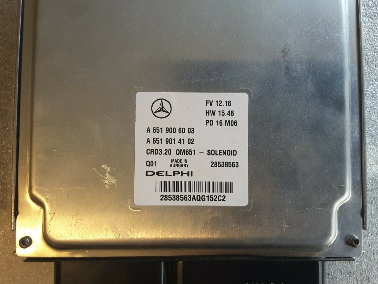 Unidad de control del motor Original Mercedes-Benz Sprinter W906, A6519006101 NUEVO.


