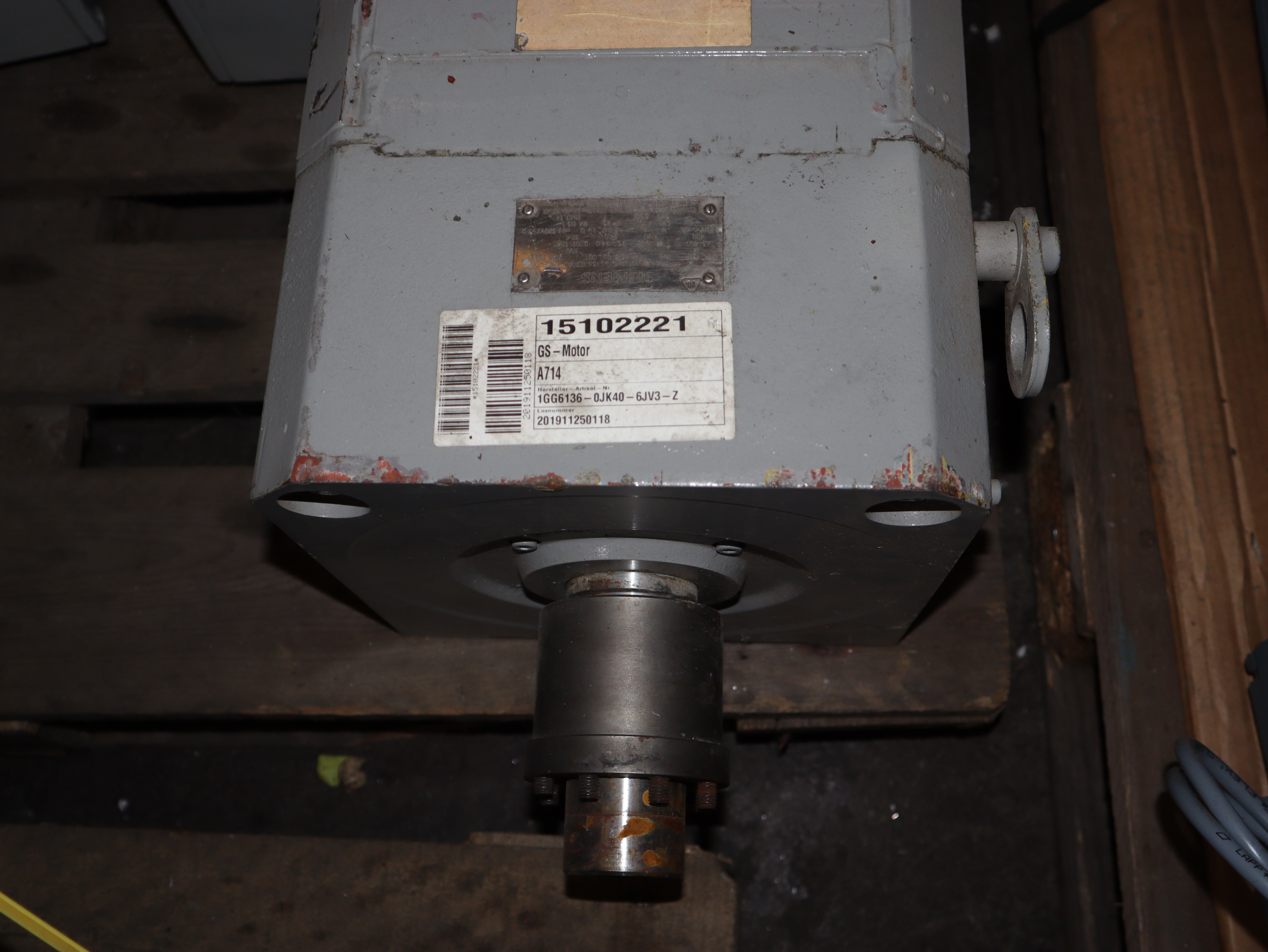 Siemens Servomotor 1GG6136-0JK40-6JV3-Z