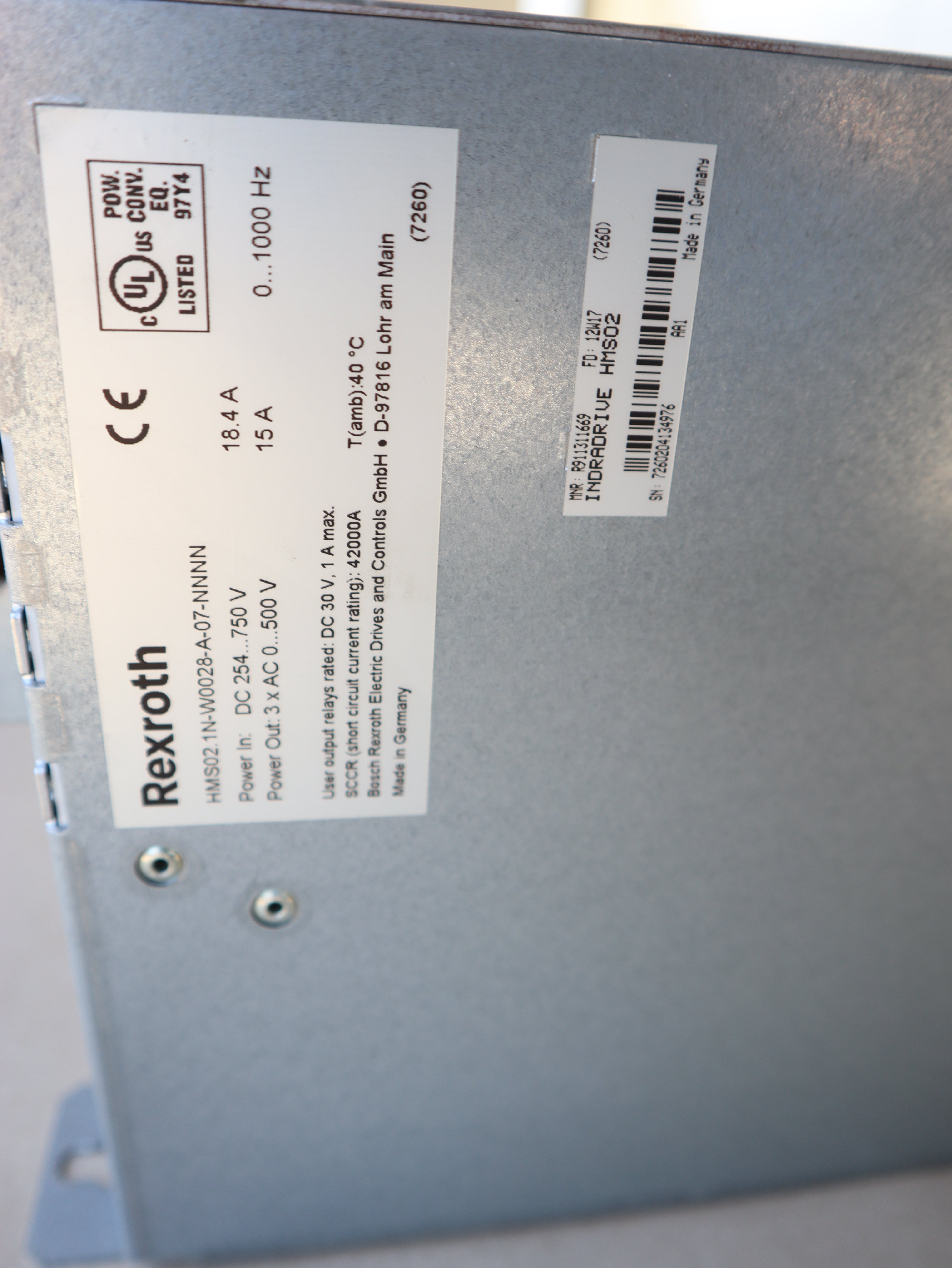 REXROTH Servoantrieb HMS02.1N-W0028-A-07-NNNN Indradrive HMSO2 NEW