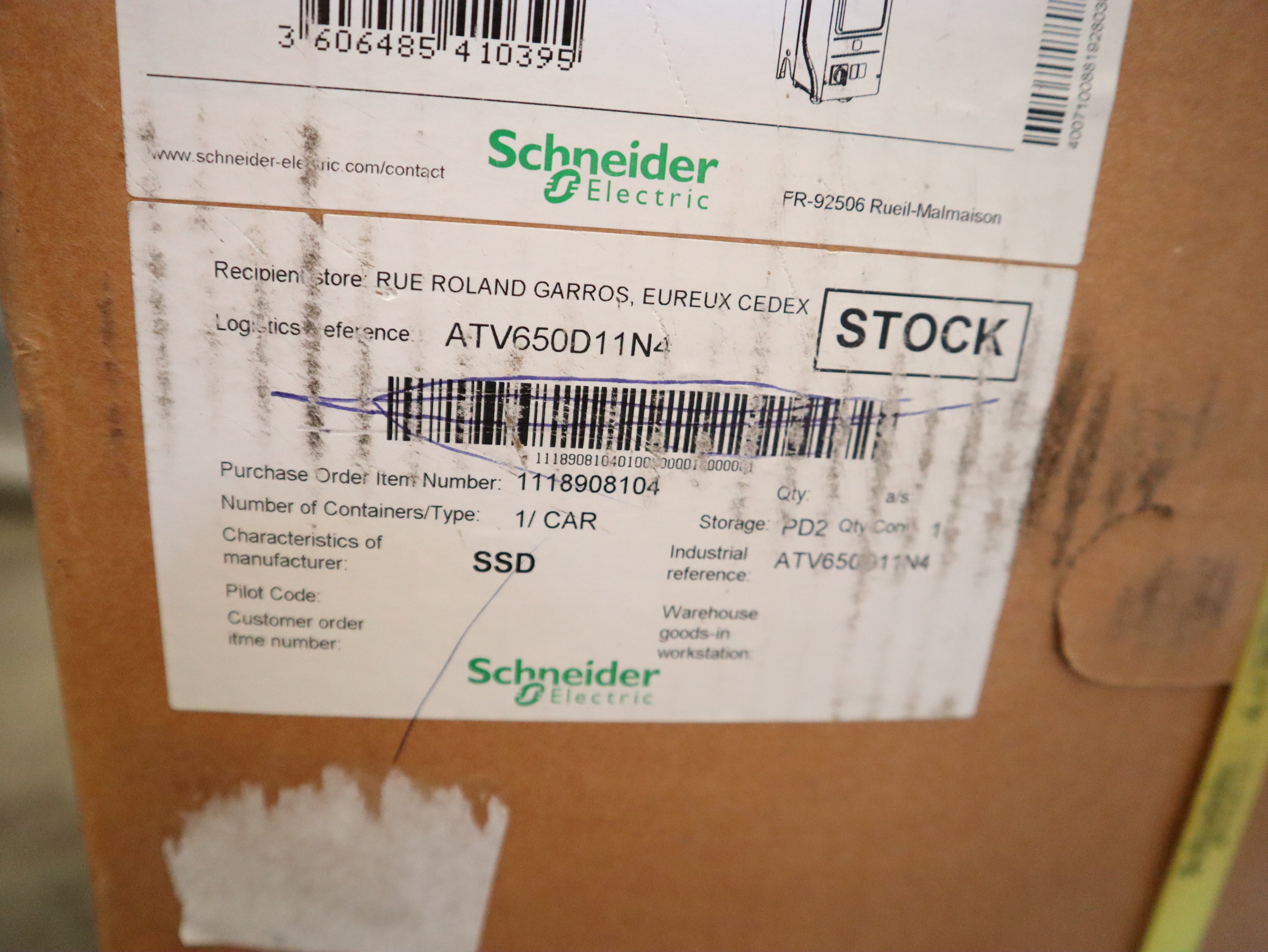 Schneider Electric Frequenzumrichter ATV650D11N4, 11KW 15 HP ,Altivar Process New.